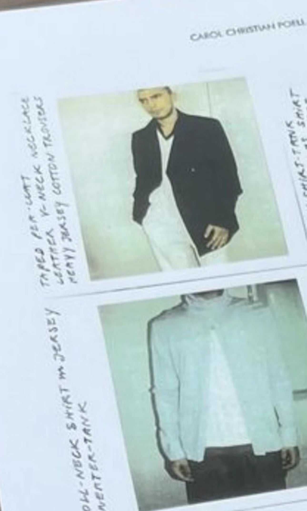 Carol Christian Poell SS03 Sweat Tailored Wide Suit Trouser