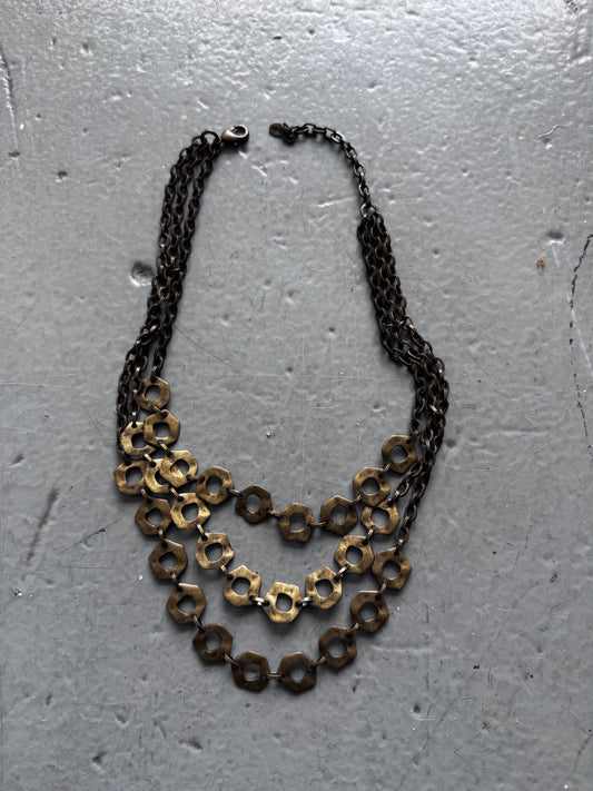 stacked necklace, also works as bracelet
