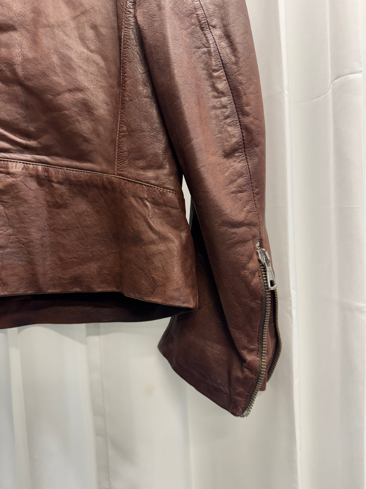 Maison Martin Margiela 04AW 5-Zip Leather Jacket