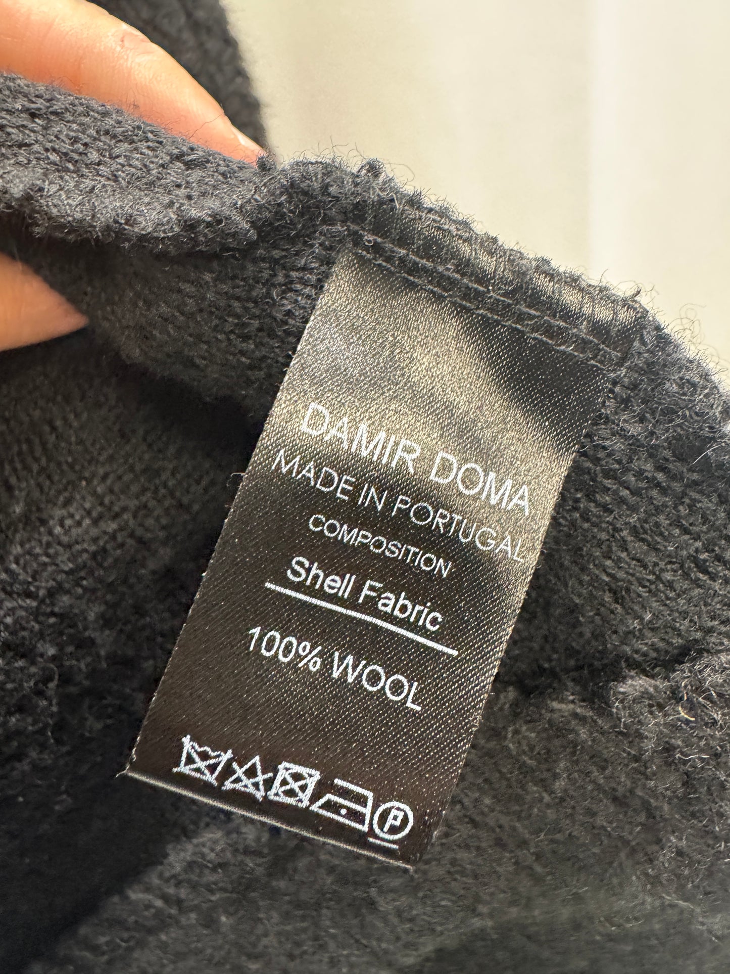 Damir Doma Wool Zip Up Hoodie