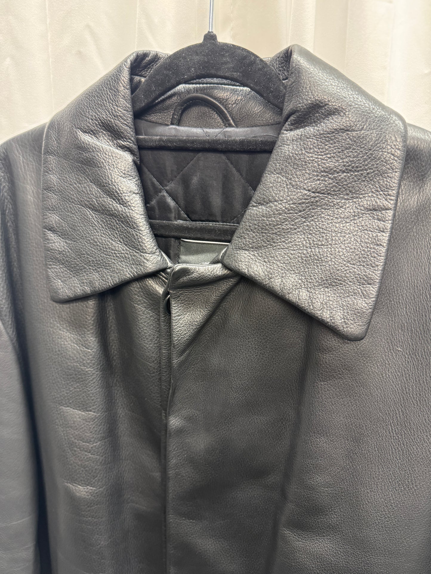Raf Simons for Ruffo Research — AW/SS 1999 Leather Overcoat