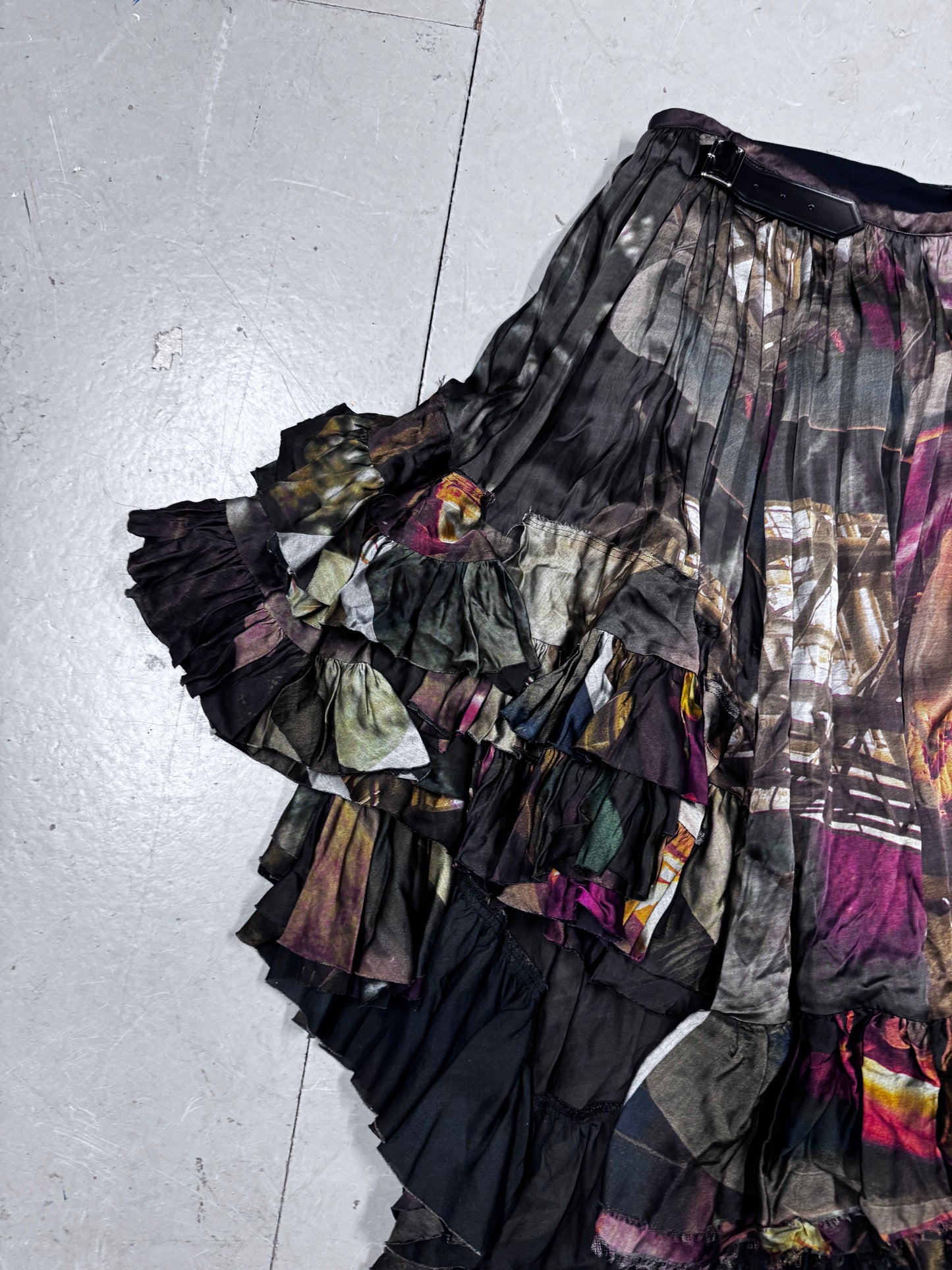 Comme Des Garcons Homme Plus Buckled Pleat Skirt