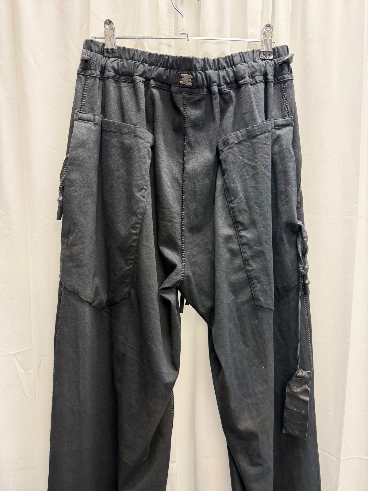 Isaac Sellam Wide Leg Stretch Waist Trousers (L)