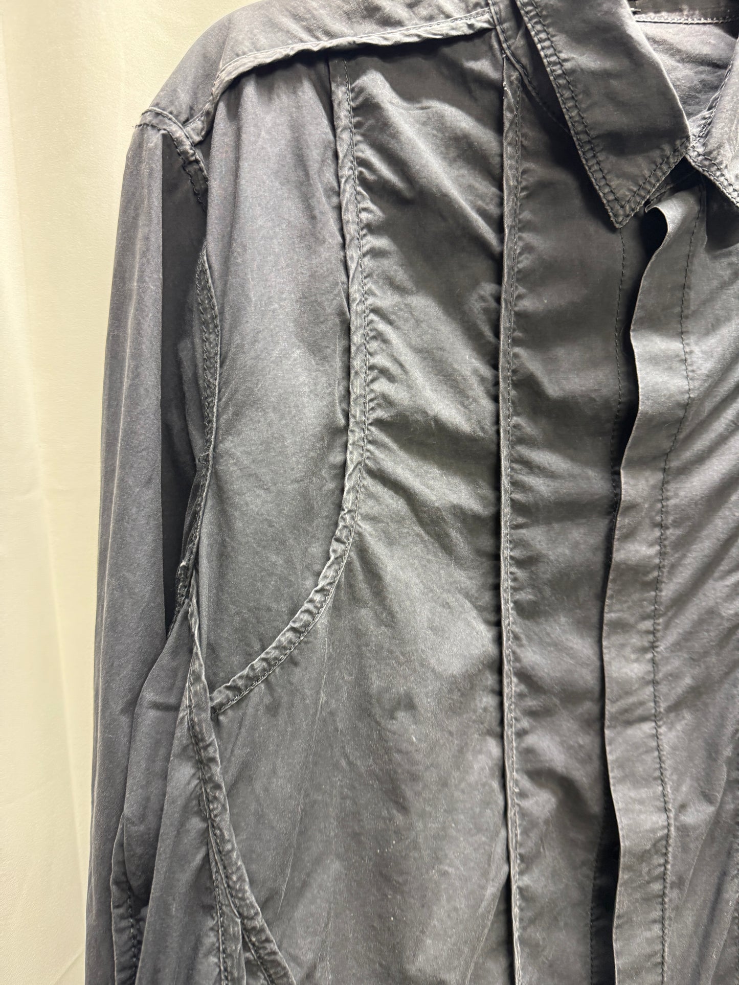 Ann Demeulemeester c2002 Inside Out Construction Shirt