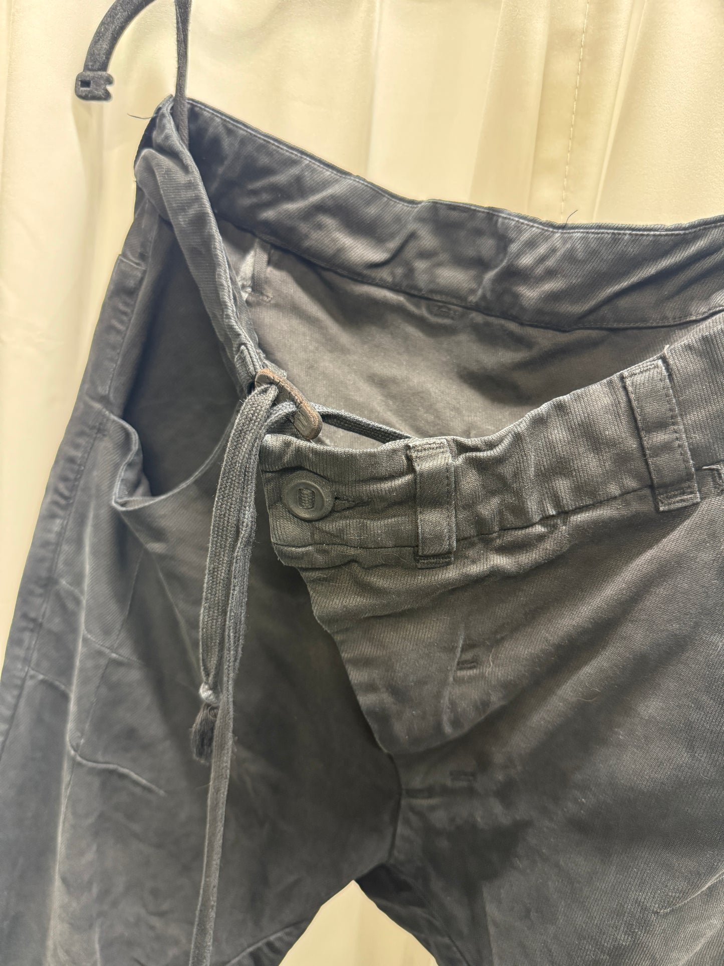 Boris Bidjan Saberi P-13 Cut Black Denim