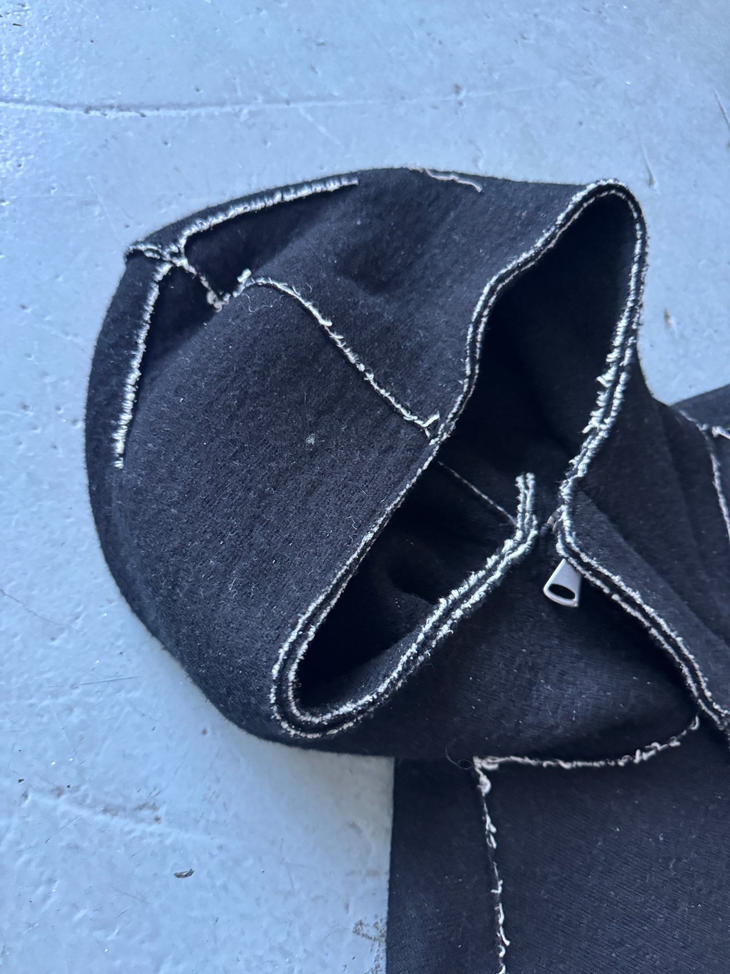 transit uomo thick wool hooded jacket