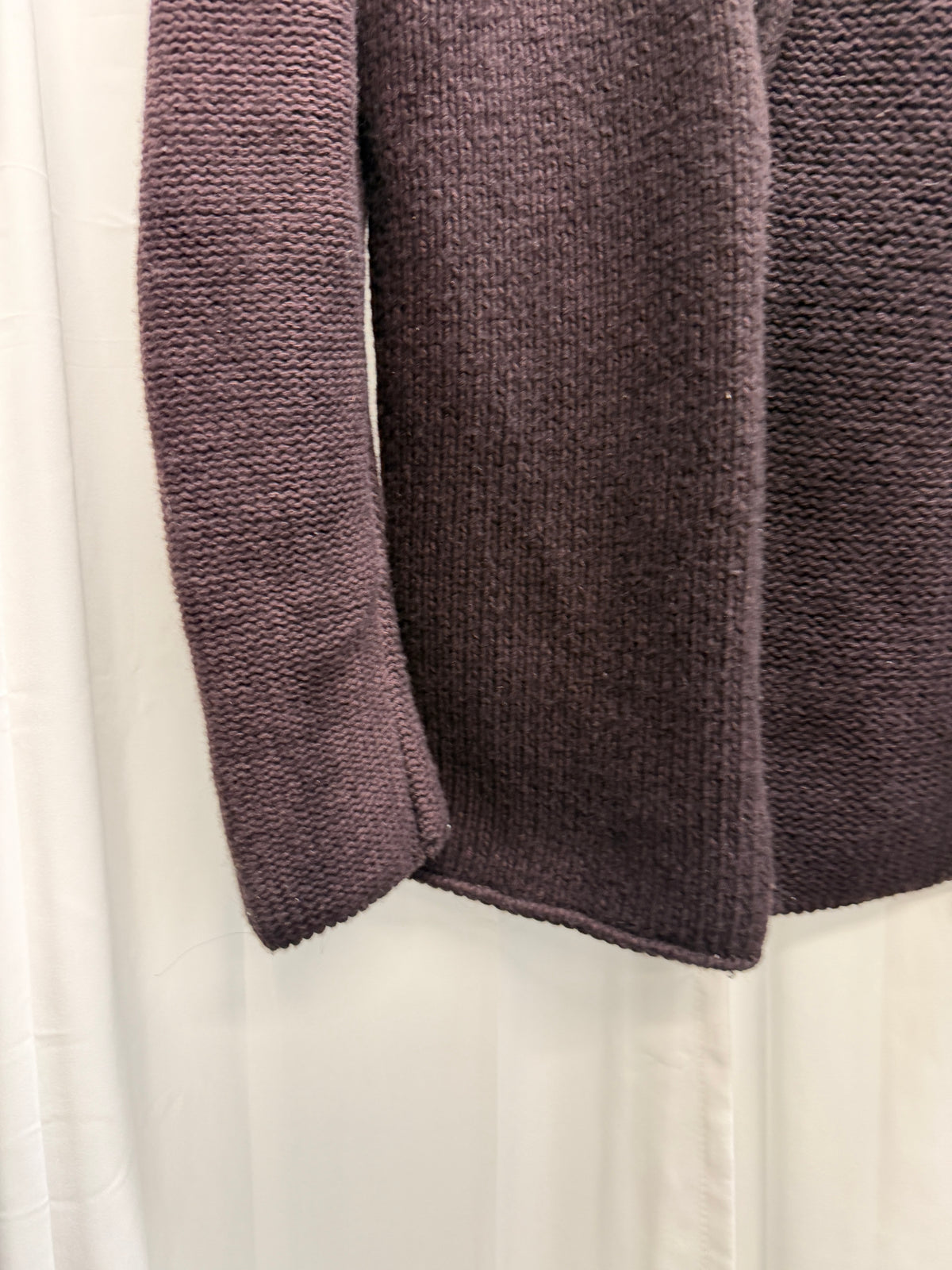 Carpe Diem 2006 Textured Wool Clasped Knit Jacket (L)
