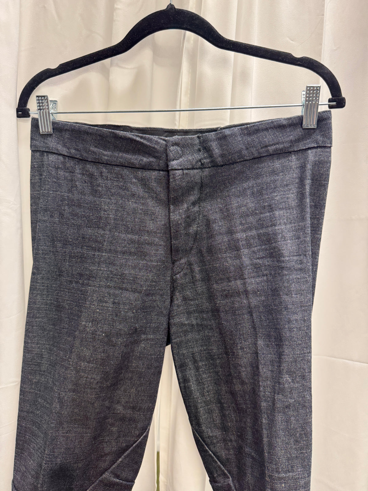 threeASFOUR 3D Sculptural Twisted Denim Cropped Trouser