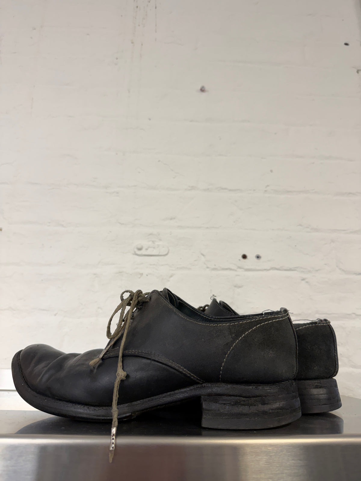 Carol Christian Poell Horse Leather 4 Hole Laced Derbies (42)