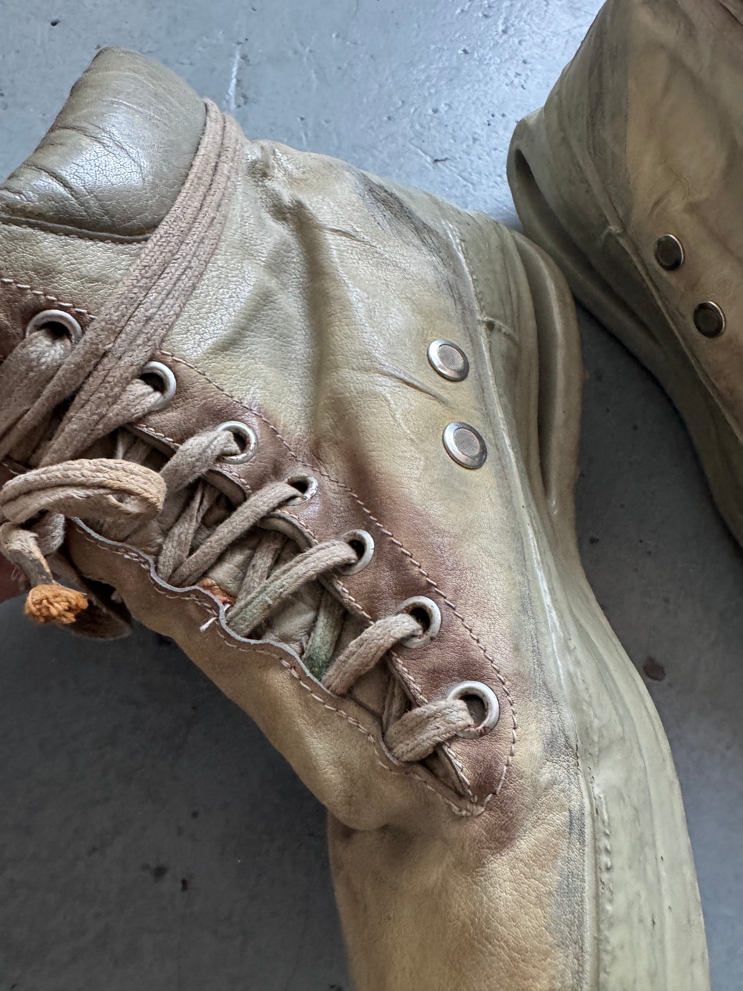 carol christian poell u sole kangaroo prosthetic drip sneaker