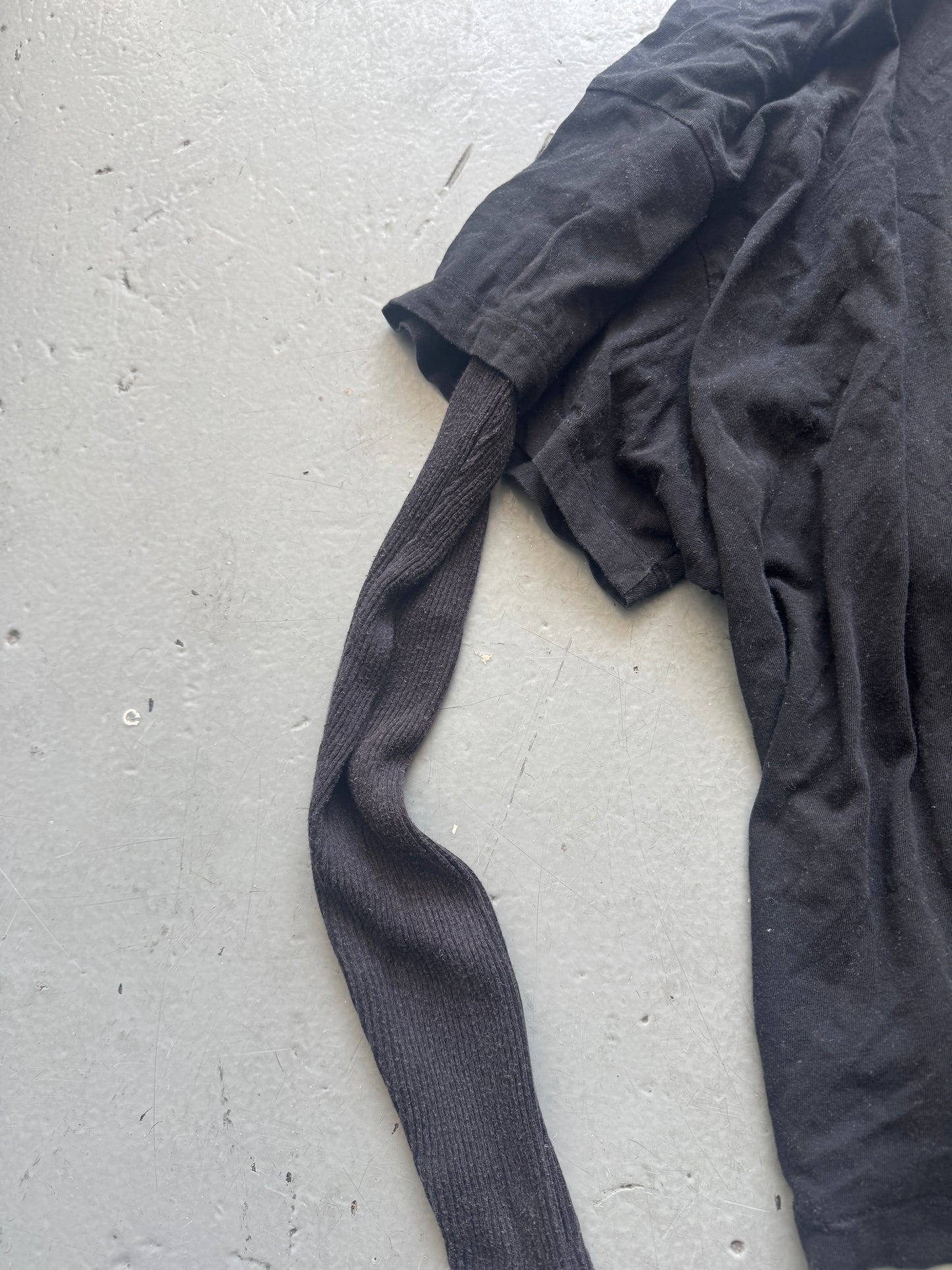 dries van noten cashmere blend stretch layered tee