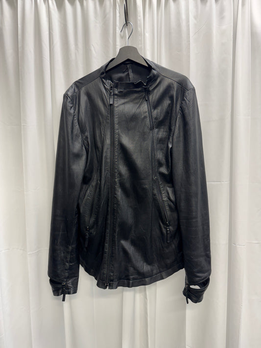 Barbara í Gongini Zip Gloved Lamb Leather Jacket