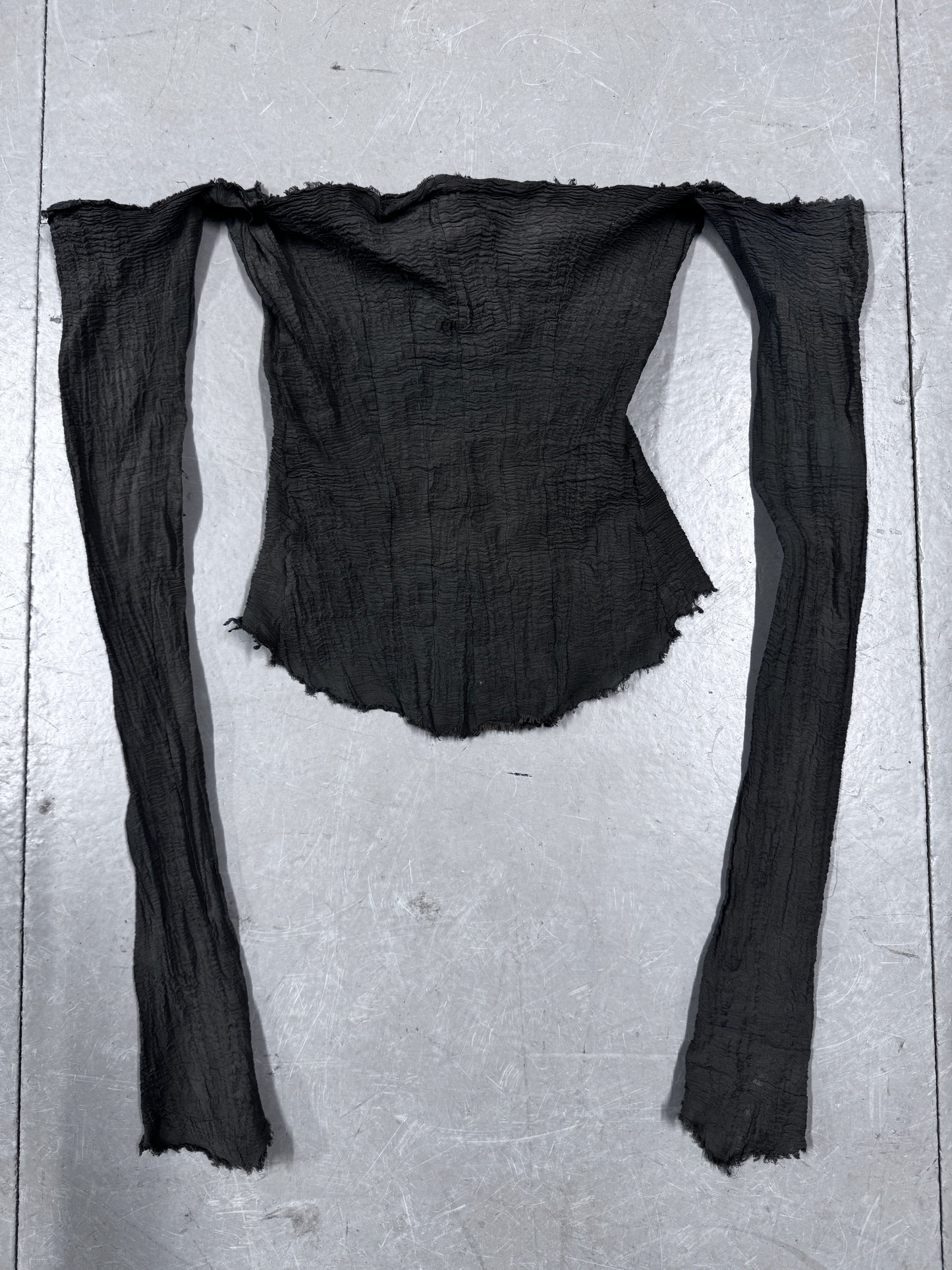 Marc le Bihan Burnt Textile Top