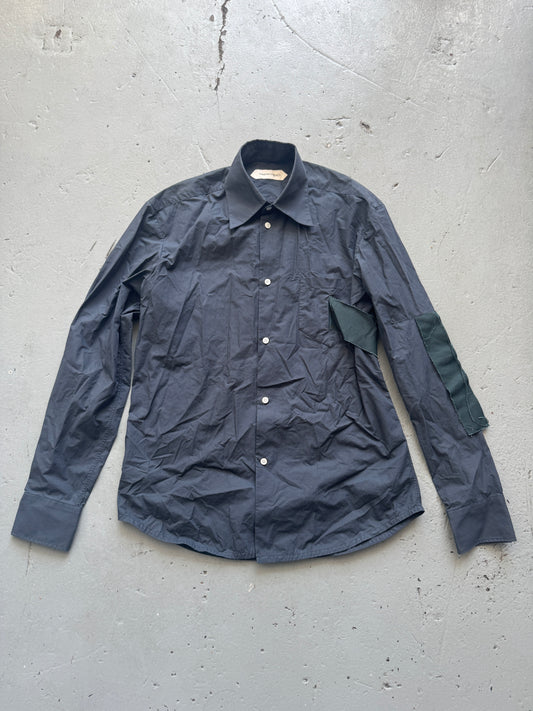 namacheko fray banded shirt