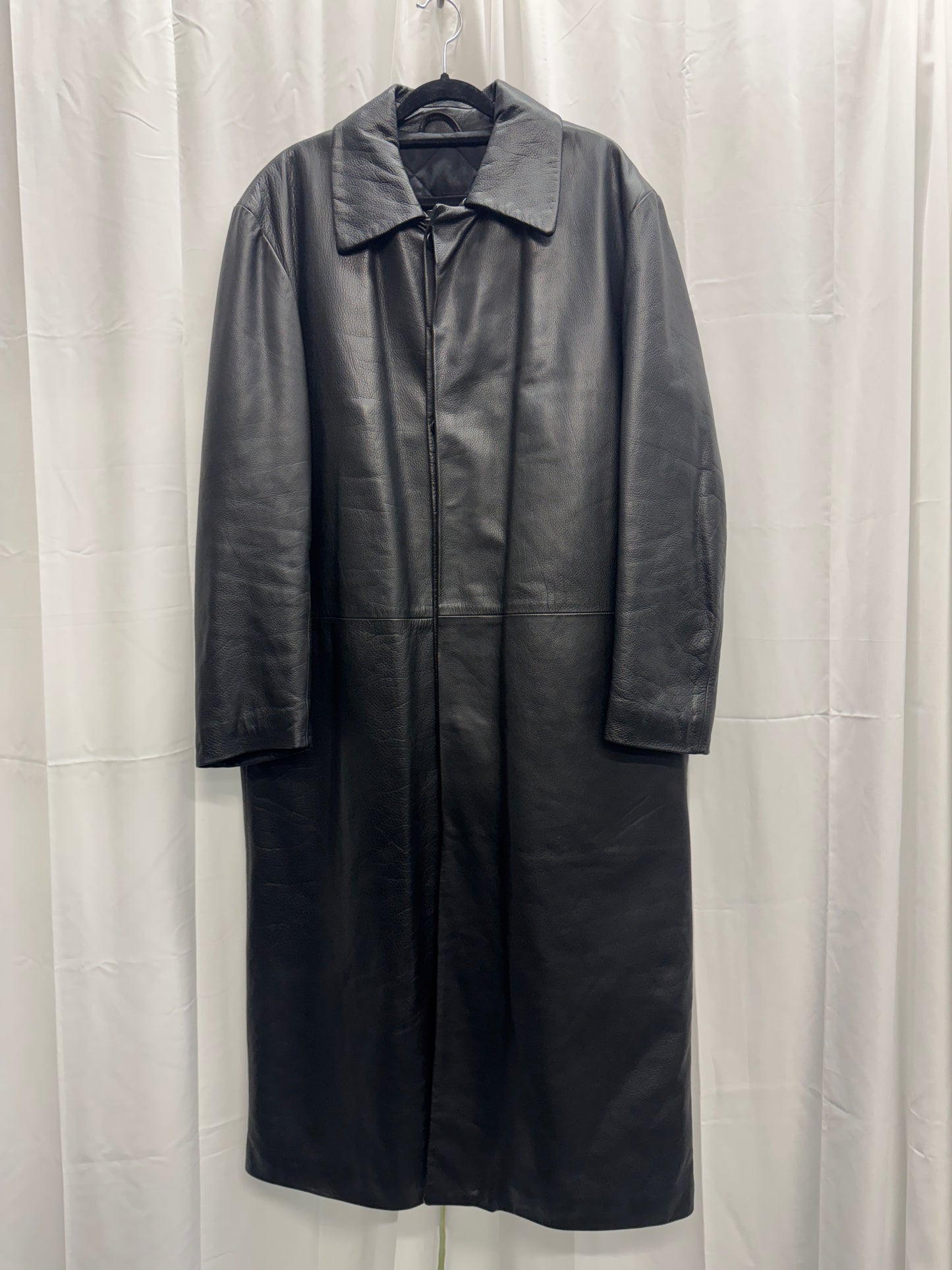 Raf Simons for Ruffo Research — AW/SS 1999 Leather Overcoat