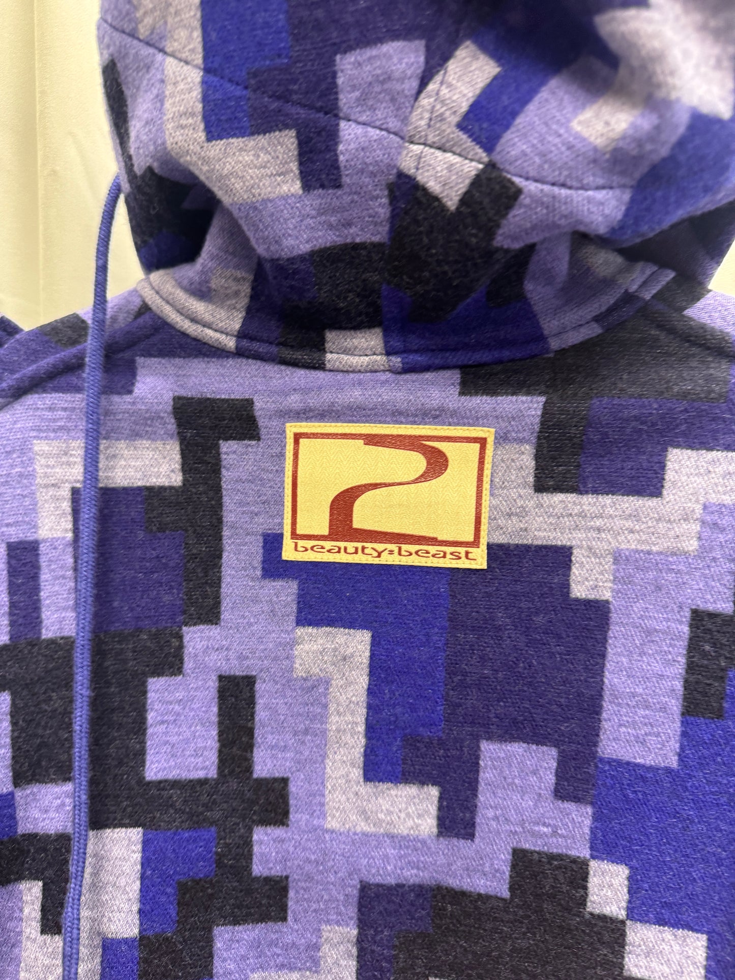 beauty:beast also 90’s era digi camo utility hooded jacket