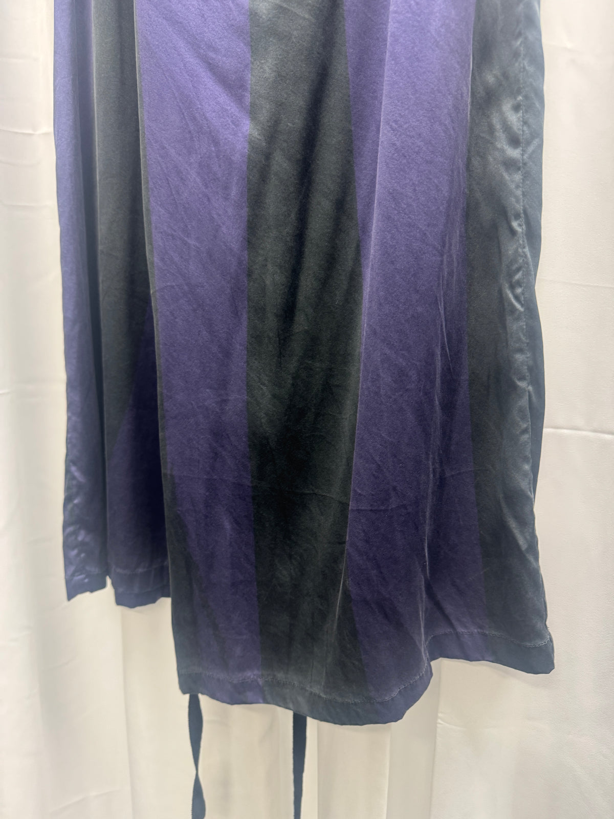 ann demeulemeester triple layered adjustable drape silk dress