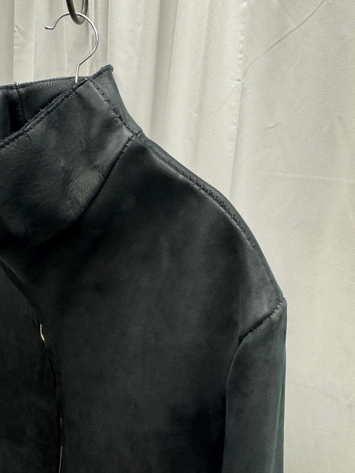 Obscur AW12 Sculpted Leather Point Jacket