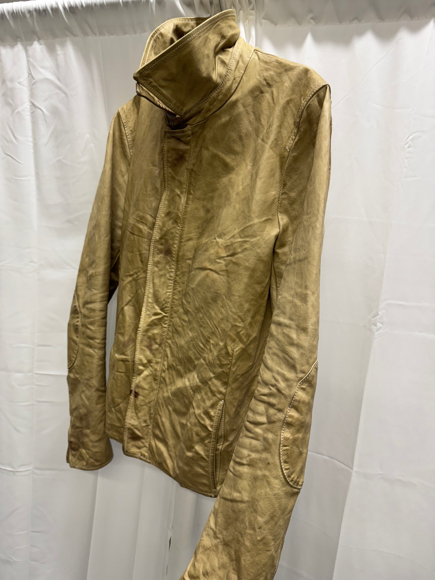 Carol Christian Poell S05 Dispossessed Patch Elbow Leather jacket