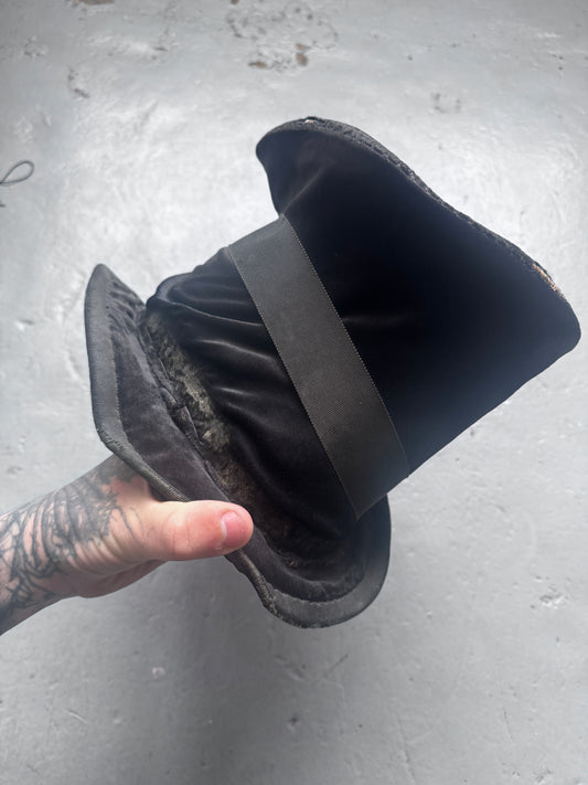 twisted antique theatre top hat