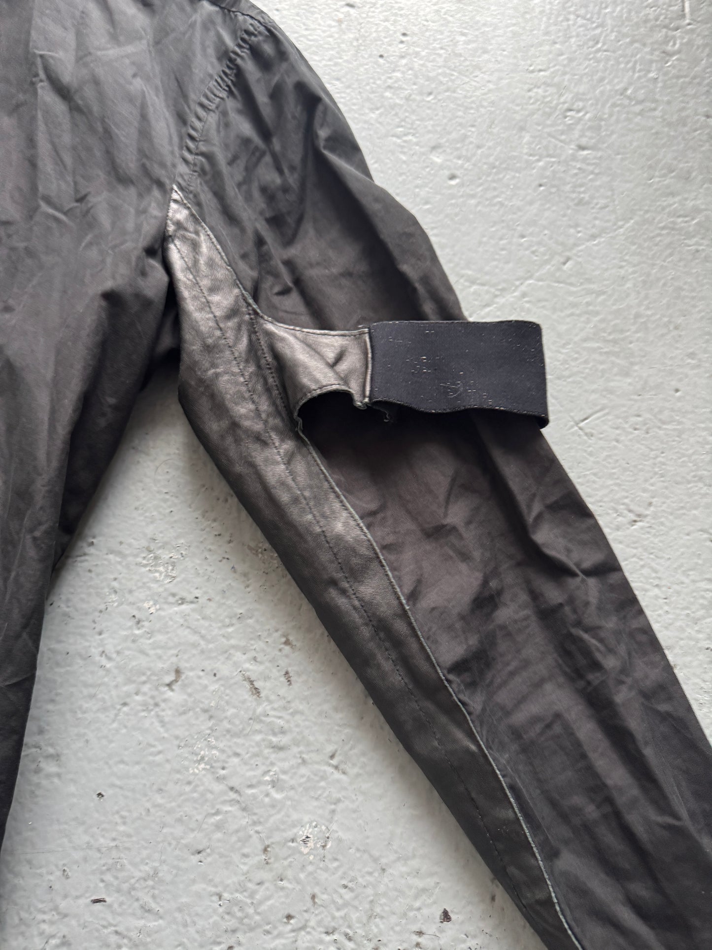 dirk bikkembergs leather panel armband shirt M