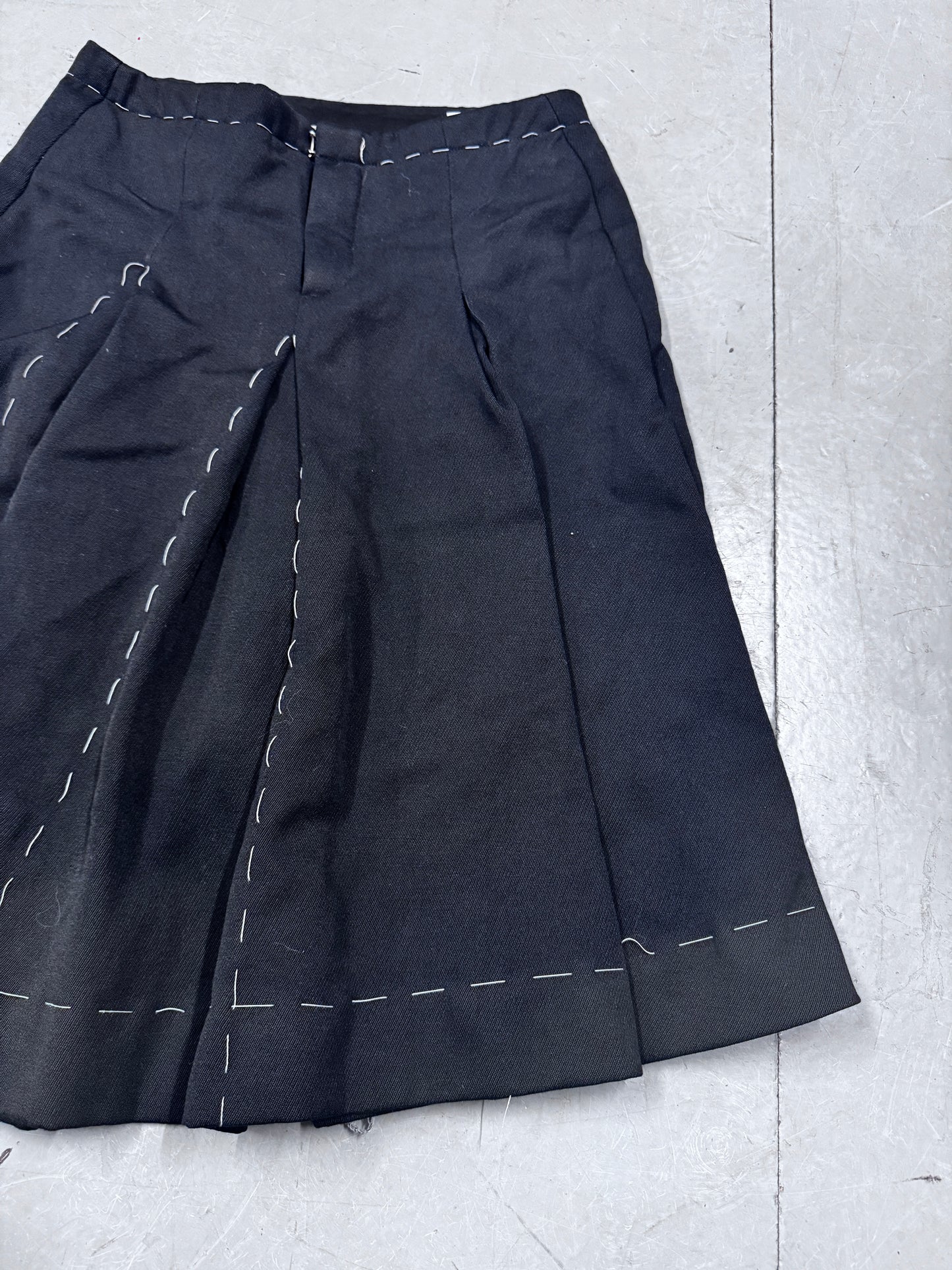 Maison Martin Margiela Hand Stitch Detail Pleated Skirt
