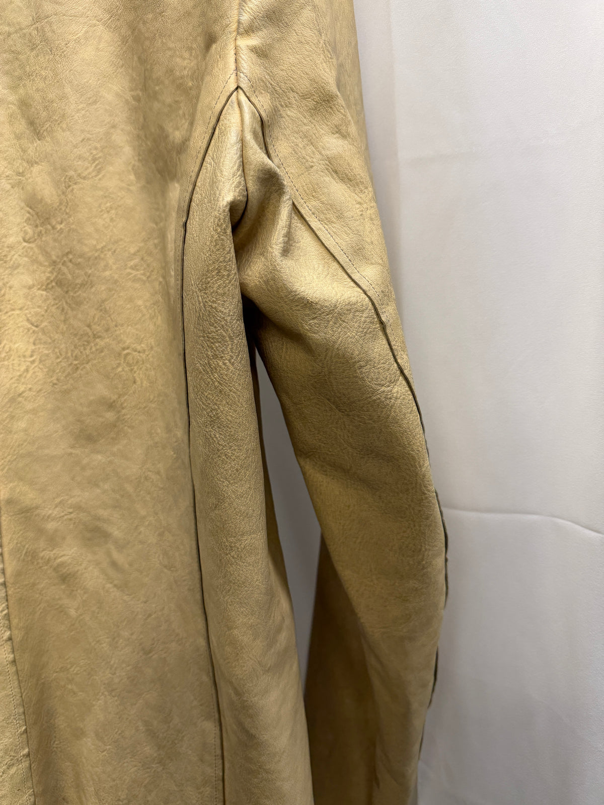 Carpe Diem 2005 Maurizio Altieri Textured Leather Crossover Jacket (L)