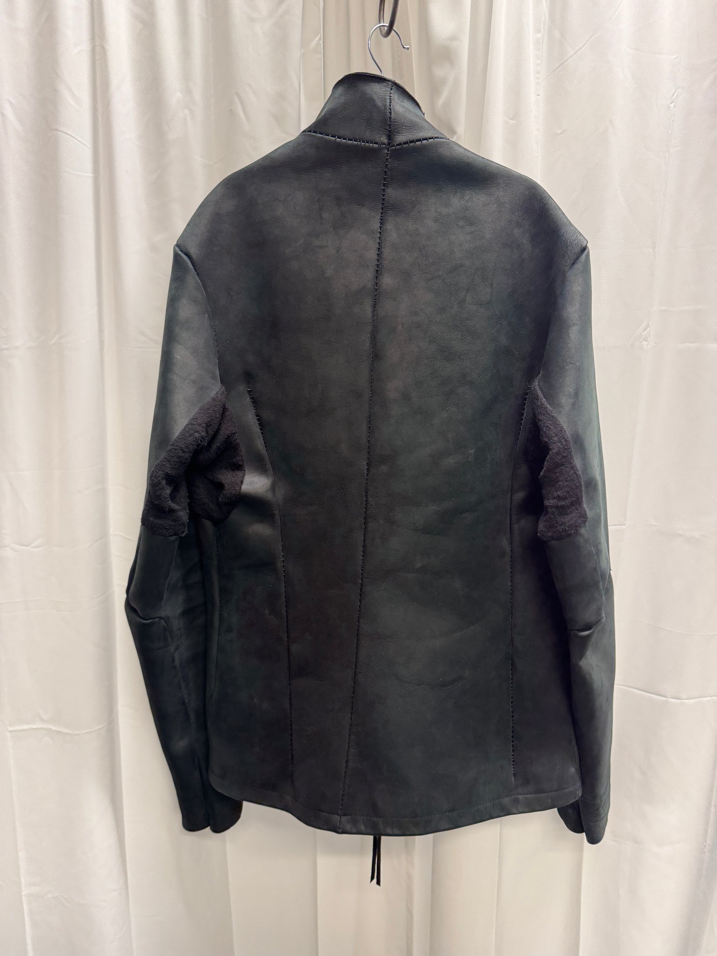 Obscur AW12 Sculpted Leather Point Jacket