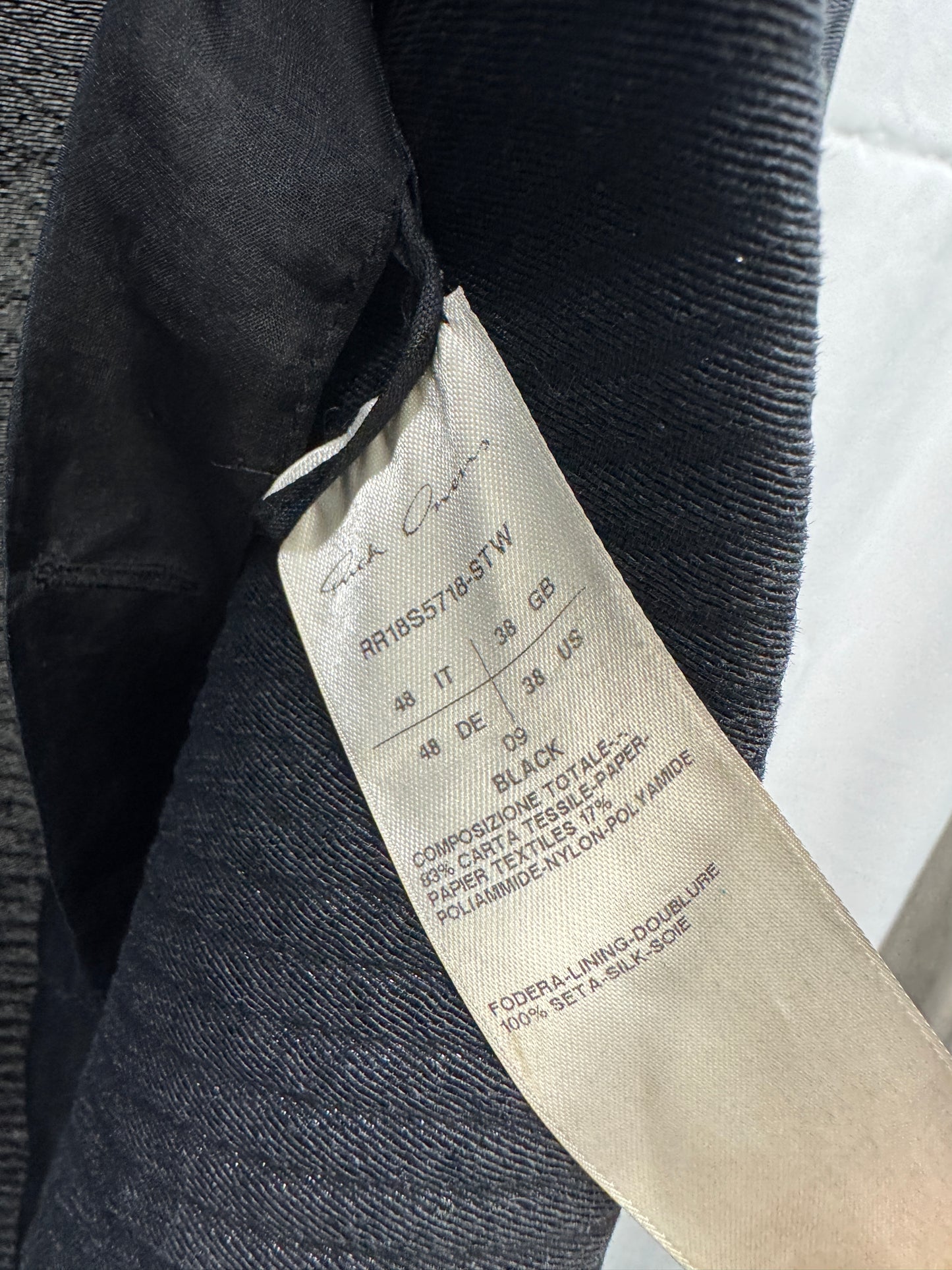Rick Owens SS18 Dirt Semi Sheer Cargo Blazer