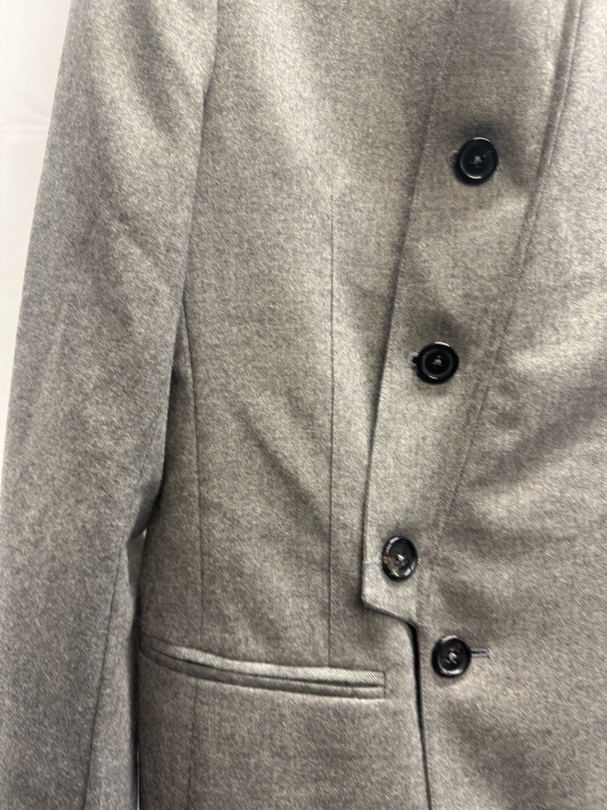 Ann Demeulemeester AW12 Runway     Asymmetric Buttoned Overlay Jacket
