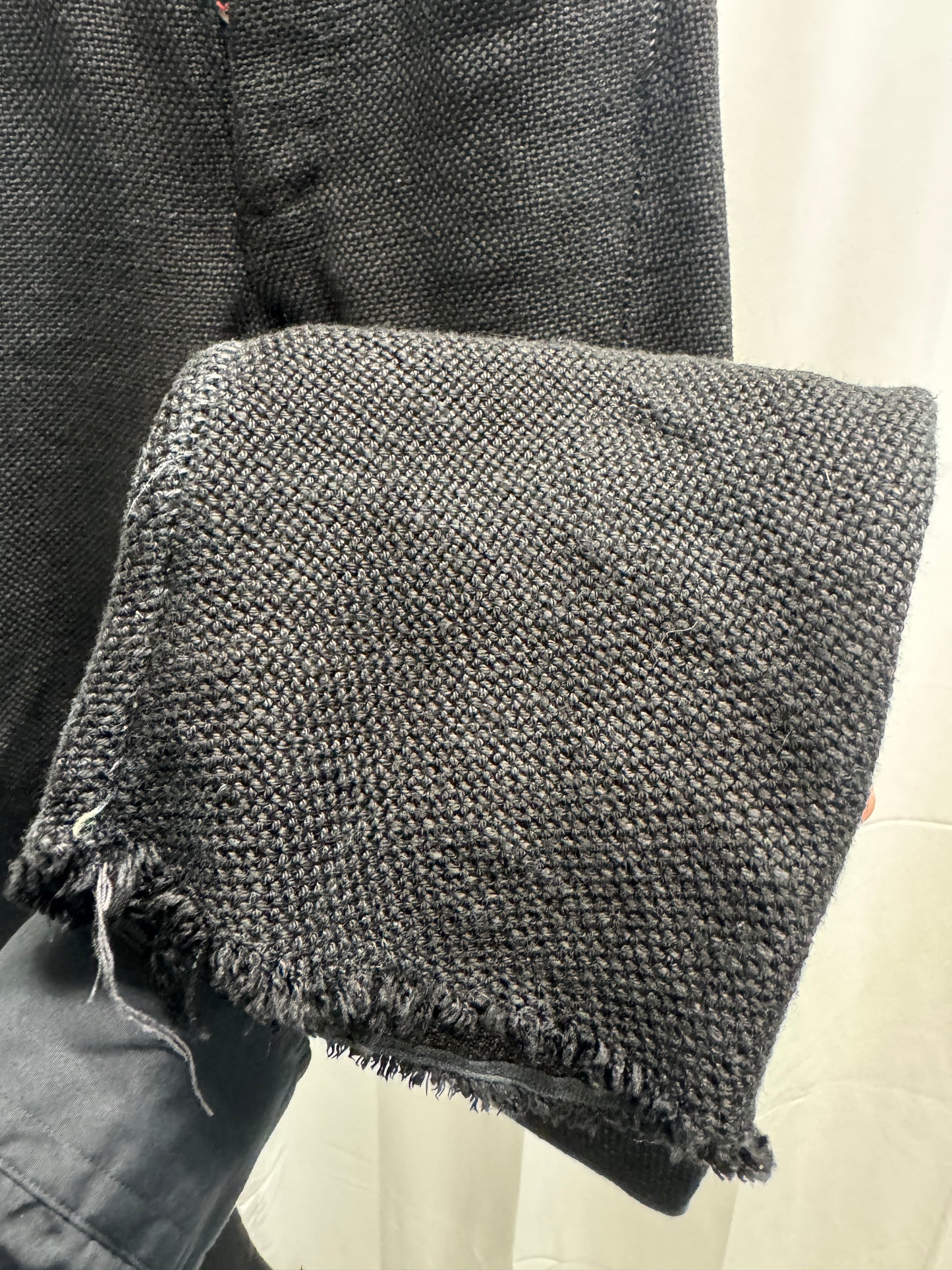 Zam Barrett Heavy Woven Spiral Banana Overlock Trousers