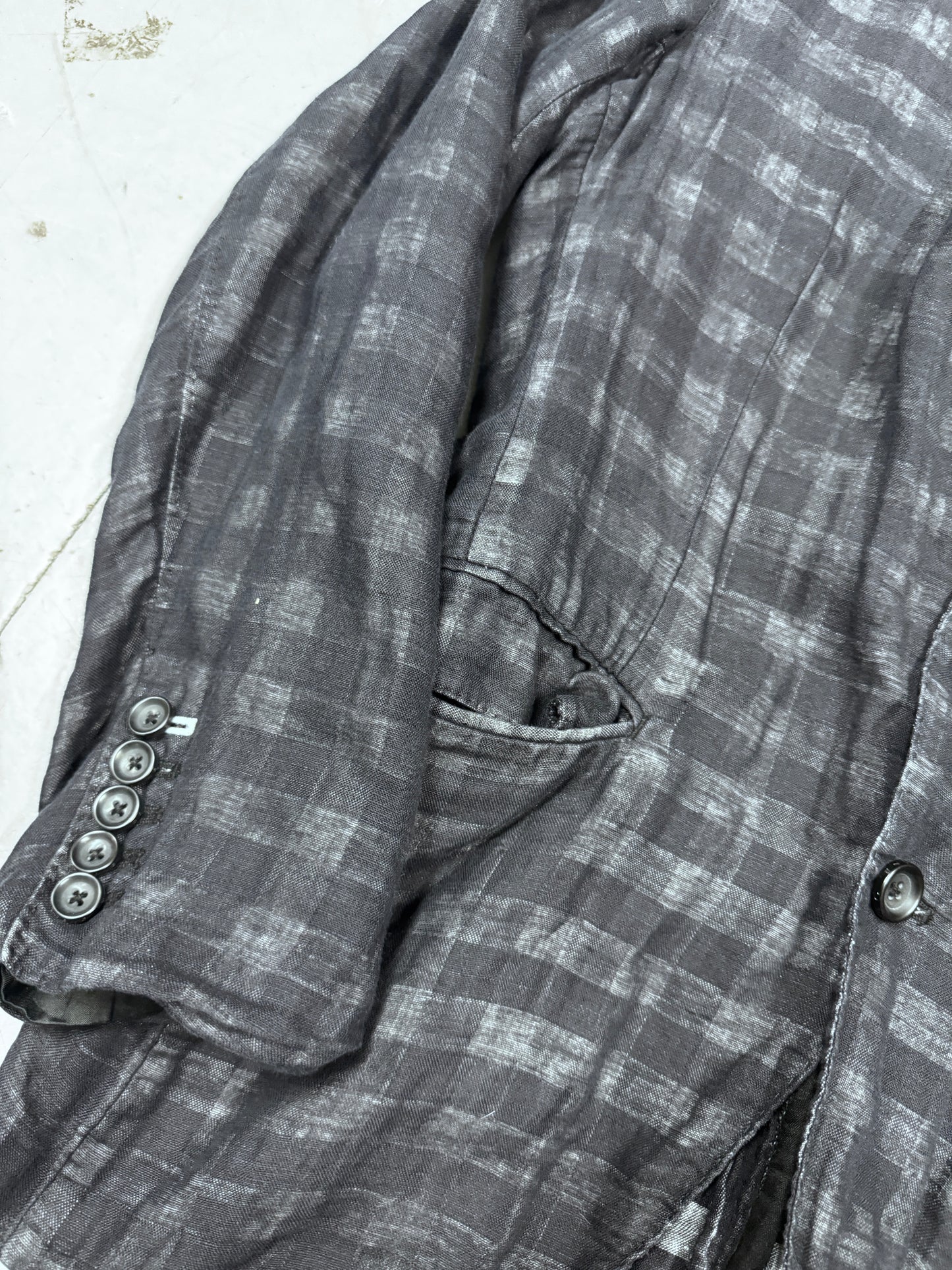 Gene Par Yukio Mishiba Layered Blazer