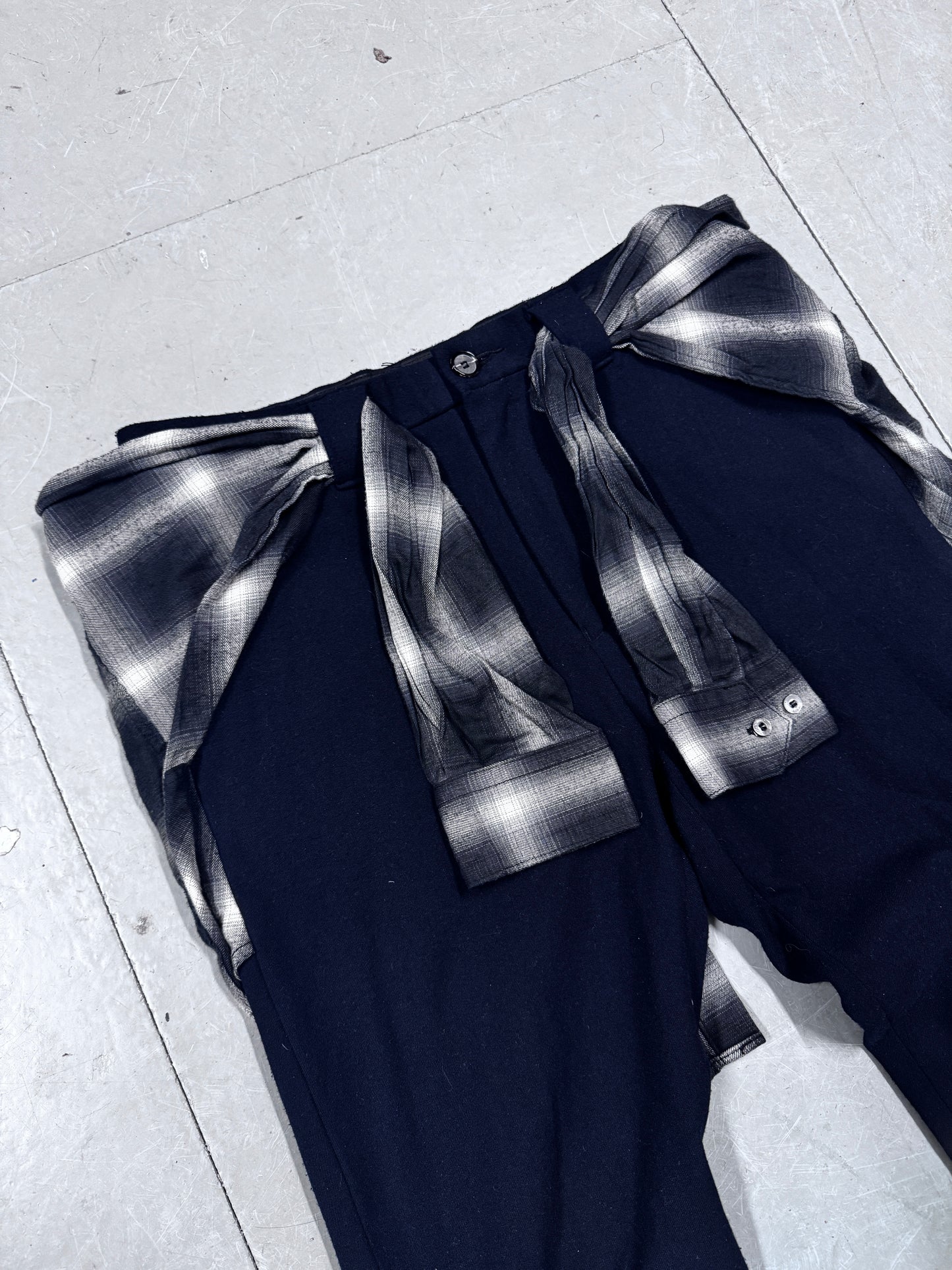 Mihara Yasuhiro Layered Waistband Sweat Trouser