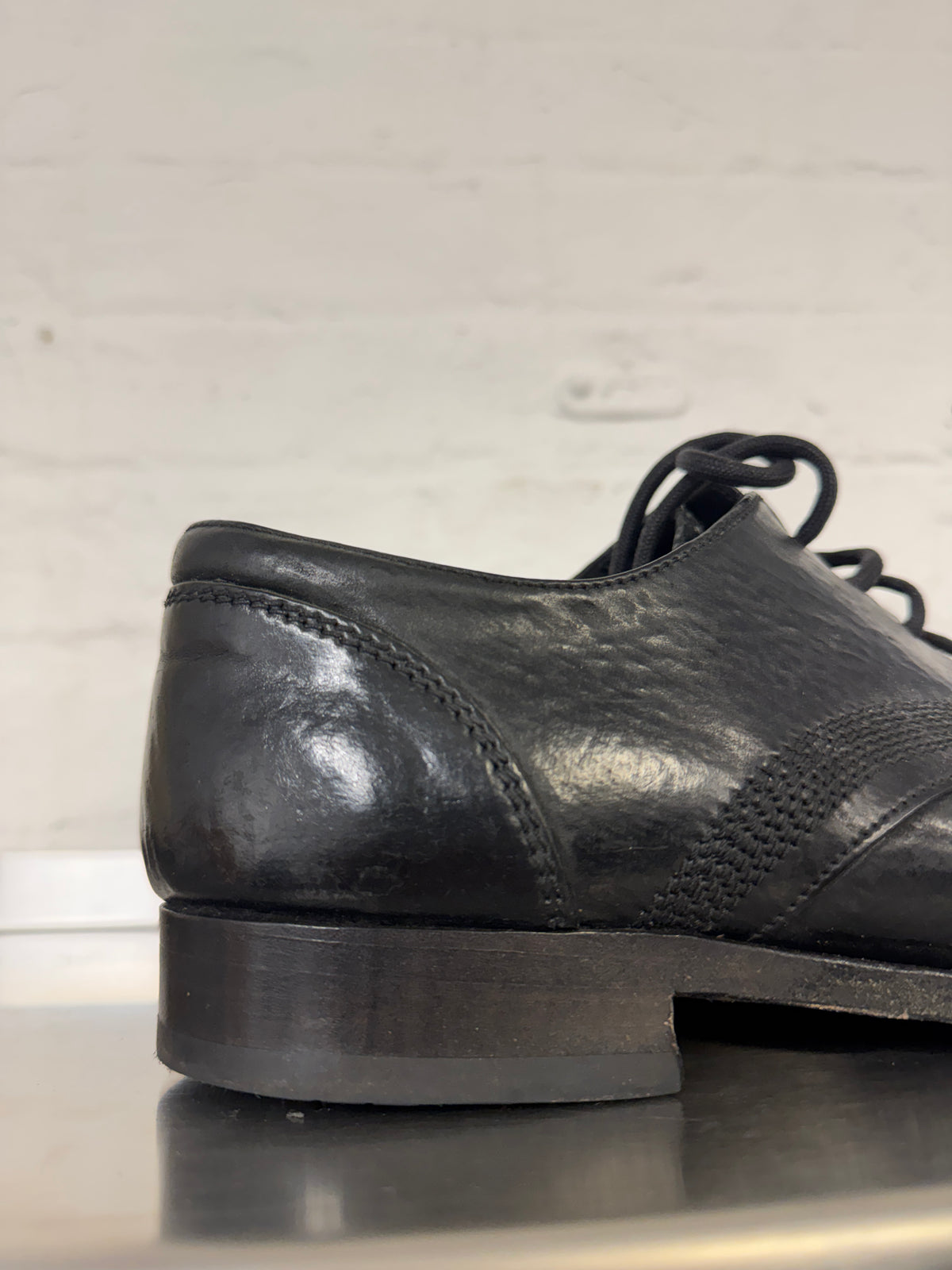 The Last Conspiracy Textured Horse Leather Derby