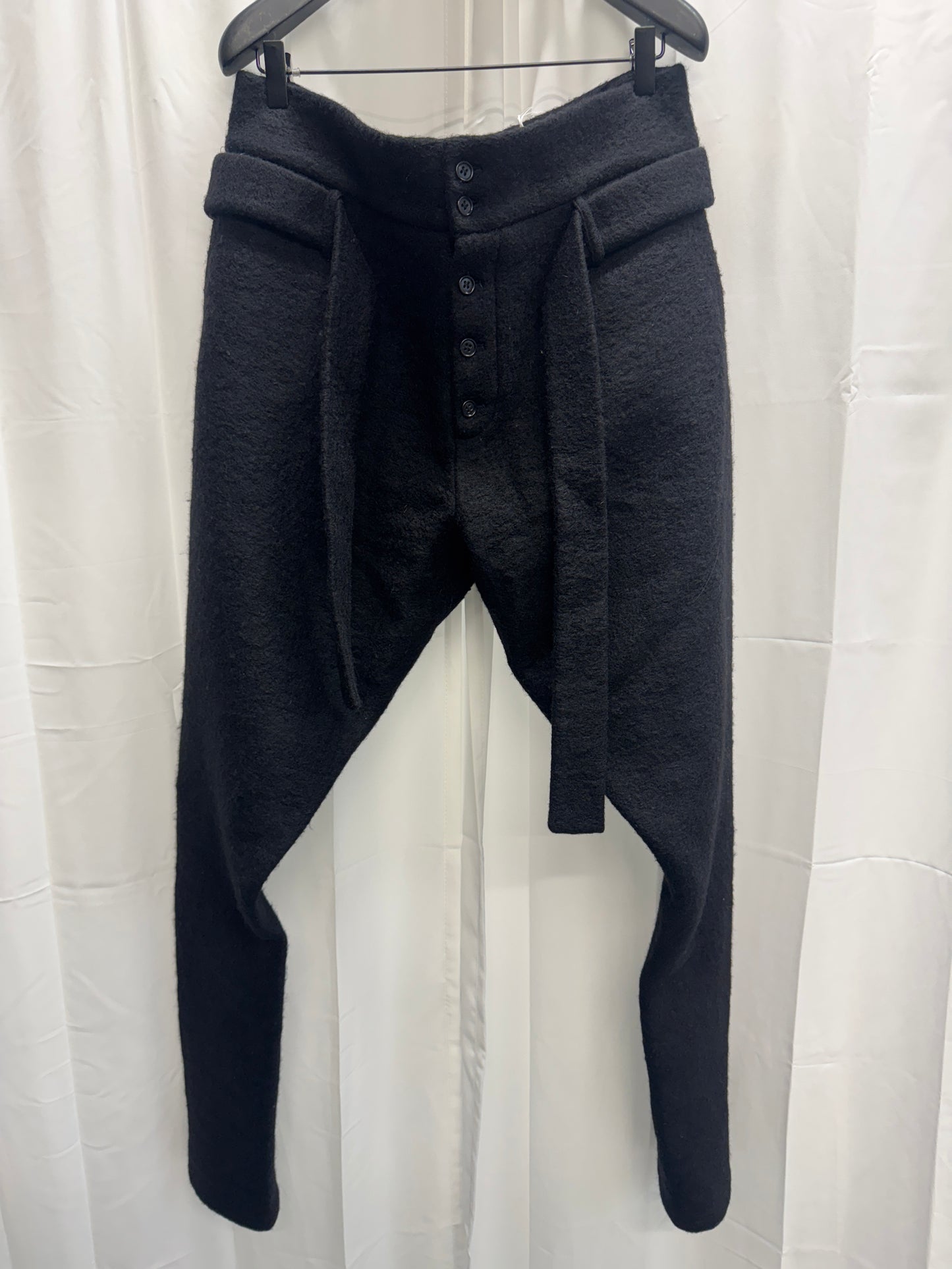 Cedric Jacquemyn hraun felt wool faun trouser