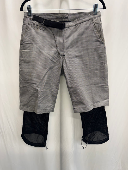 mihara yasuhiro layered capri shorts