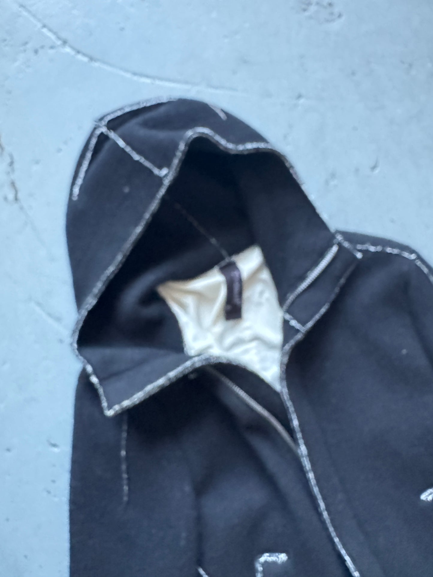 transit uomo thick wool hooded jacket