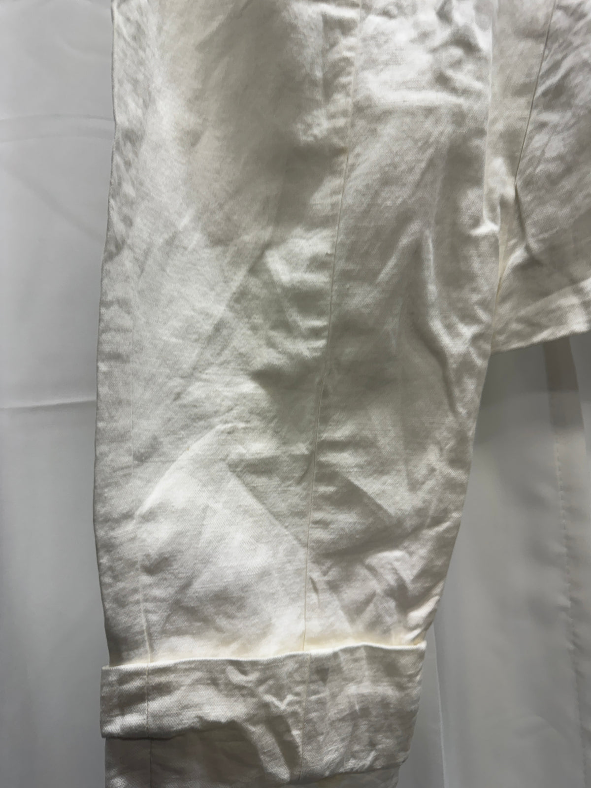 NostraSantissima Linen Contrast Suspender Drop Crotch Trouser