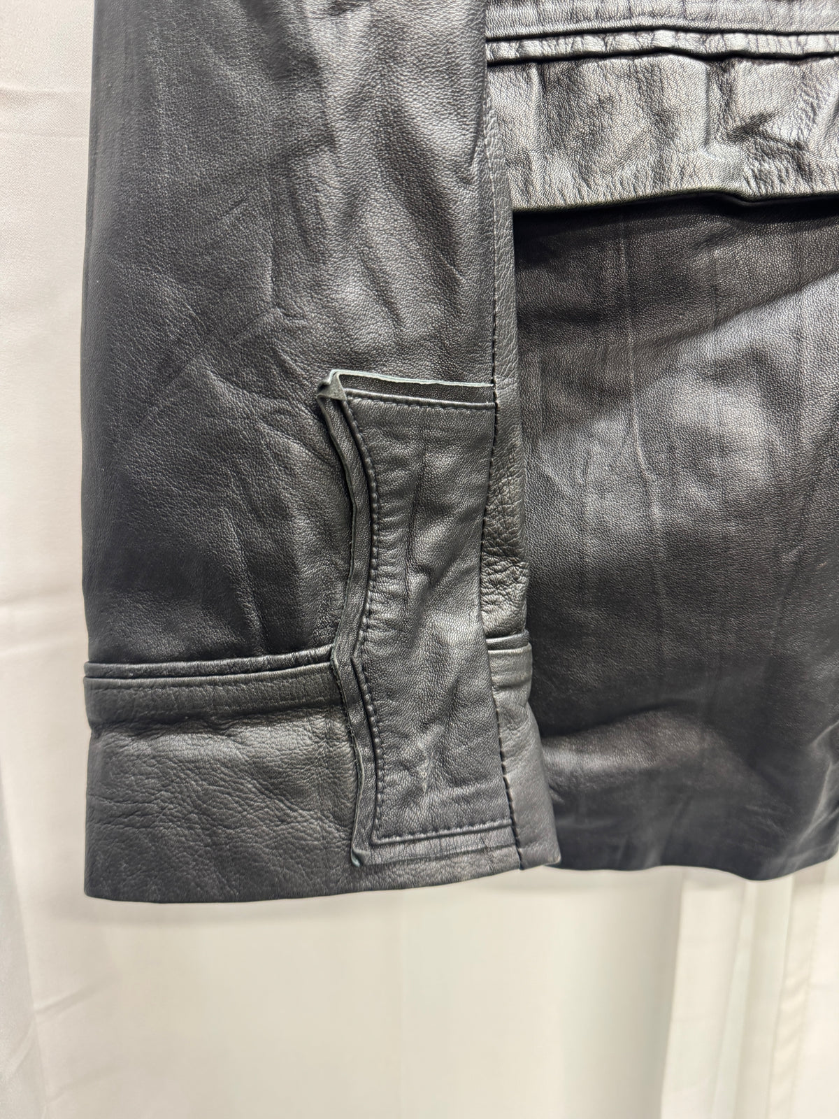 bolongaro trevor leather military buttoned jacket