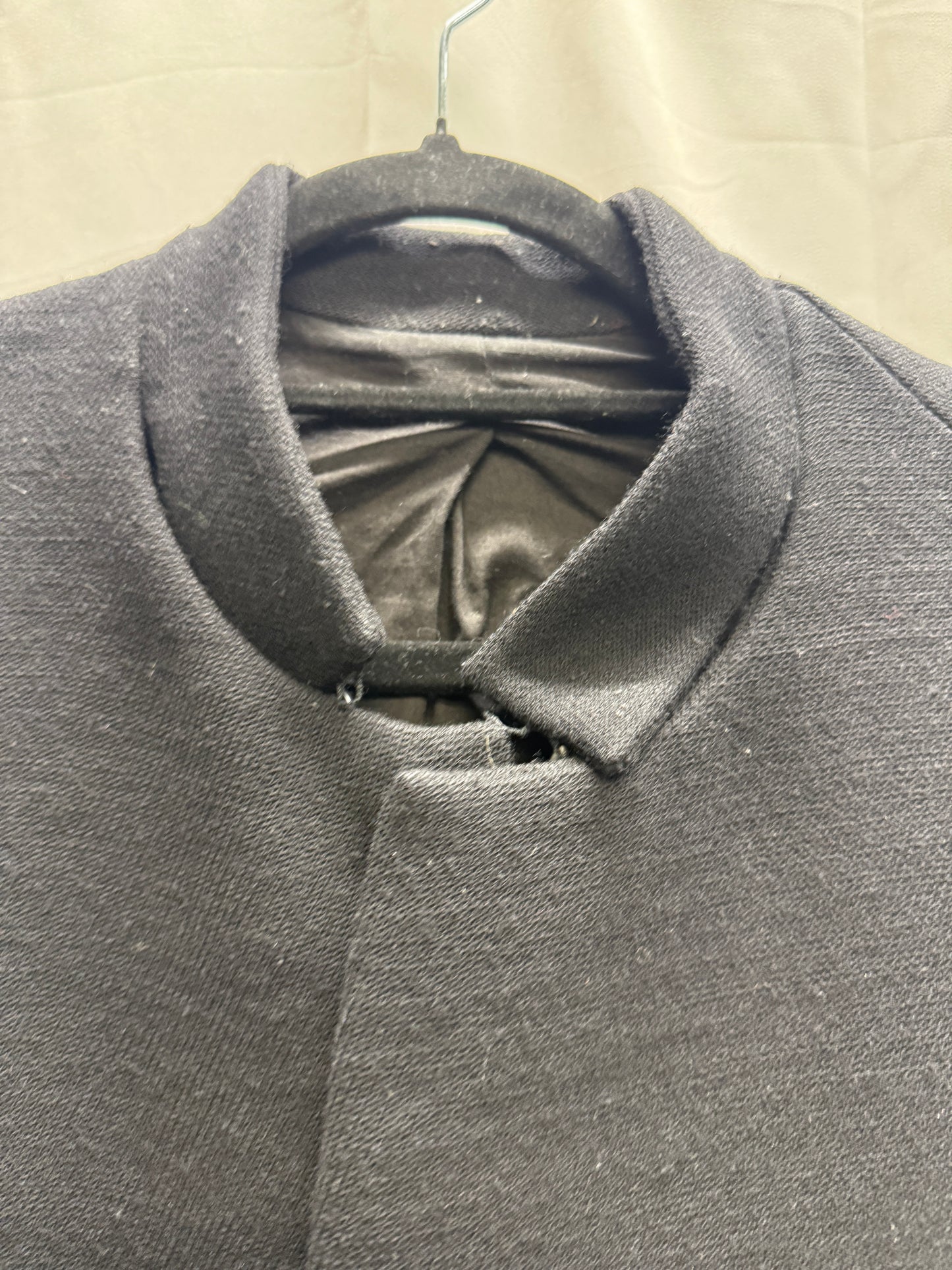 Katabira Oriella wool layered sleeve jacket