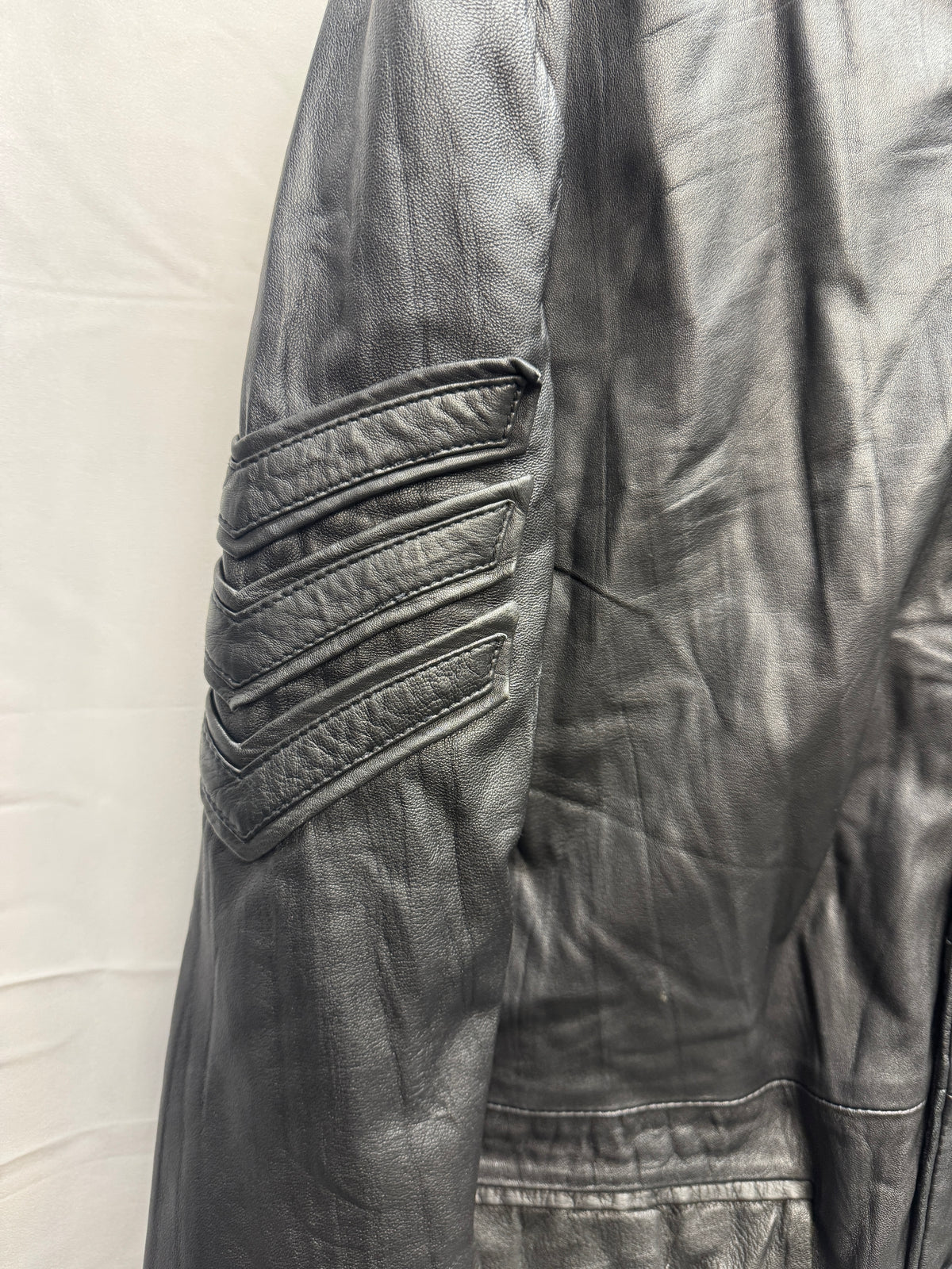 bolongaro trevor leather military buttoned jacket