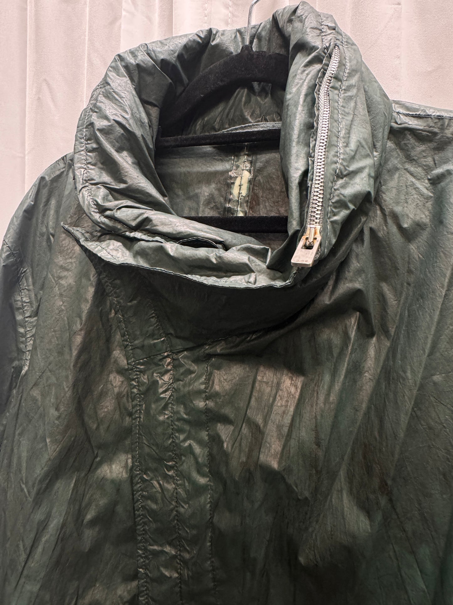 Carol Christian Poell /12 Mottled Green Chainseam Gloved NAS Parka