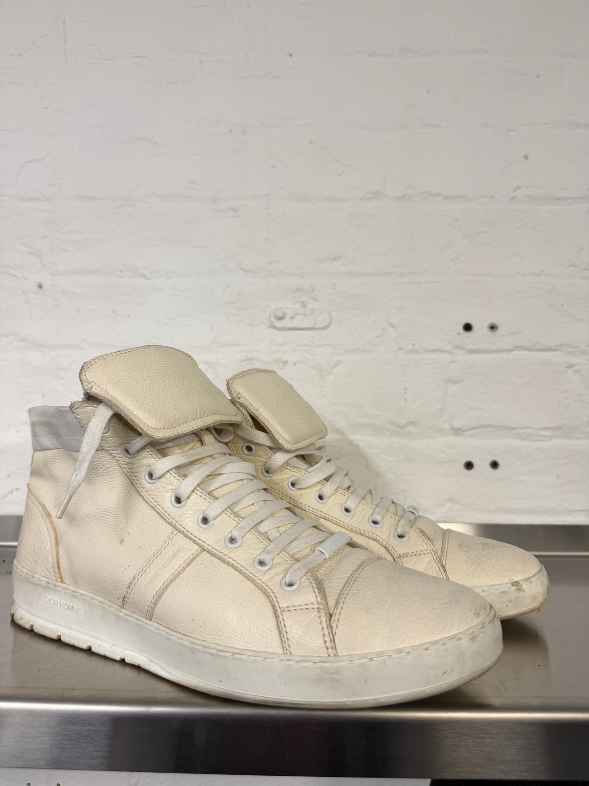 Dior Homme SS09 High-Top Leather Sneakers (44)