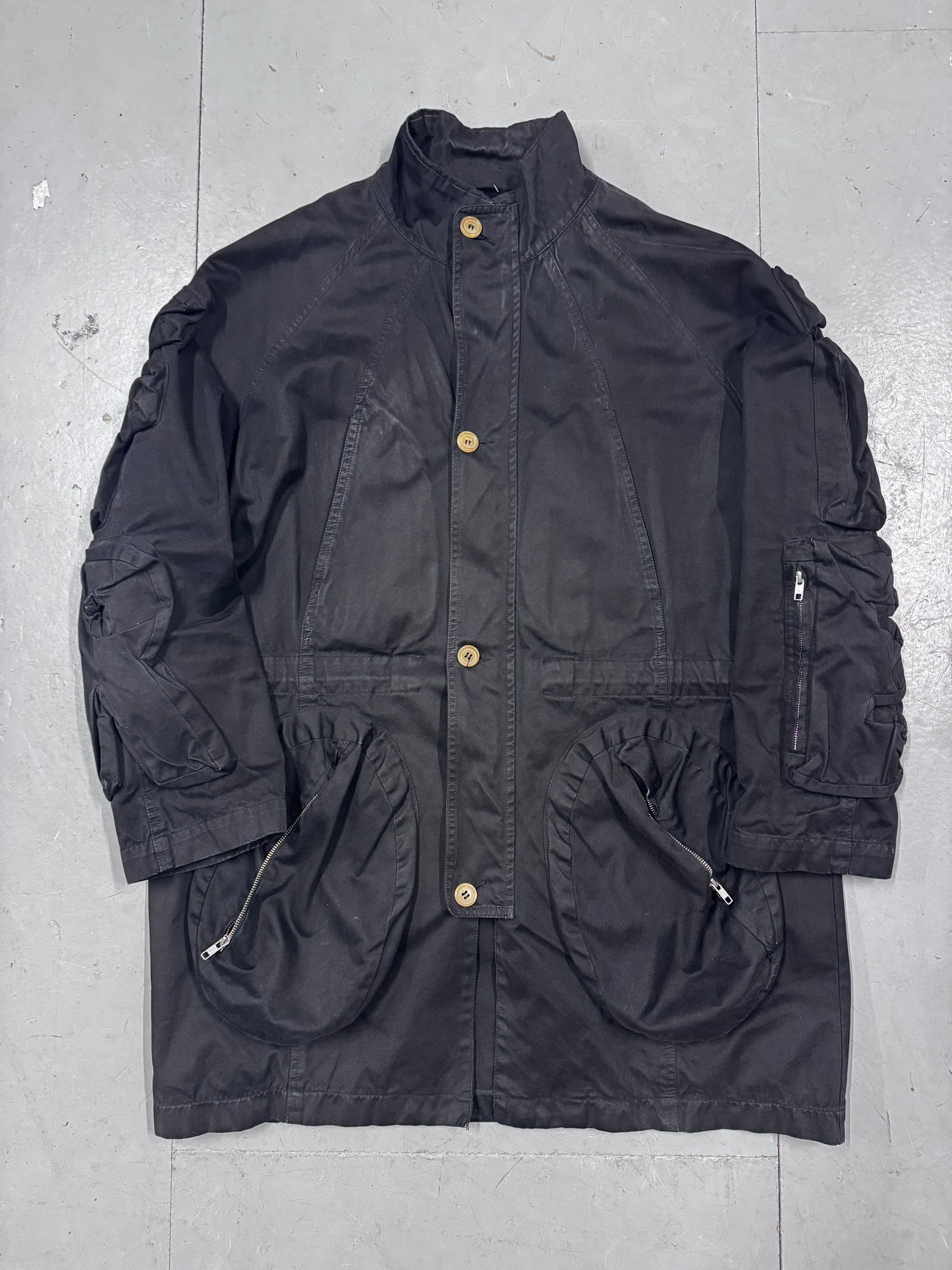 Walter Van Beirendonck 3D Pocket Lightning coat