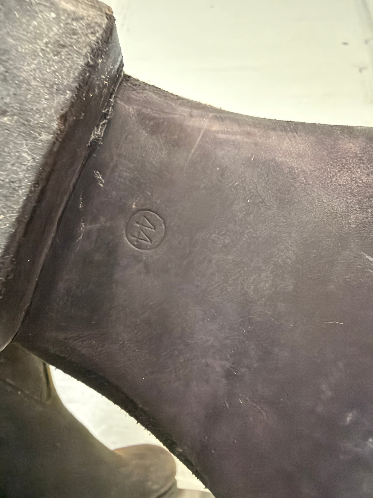 Carpe Diem Reverse Horse Leather Back-Zip Boots (43/44)