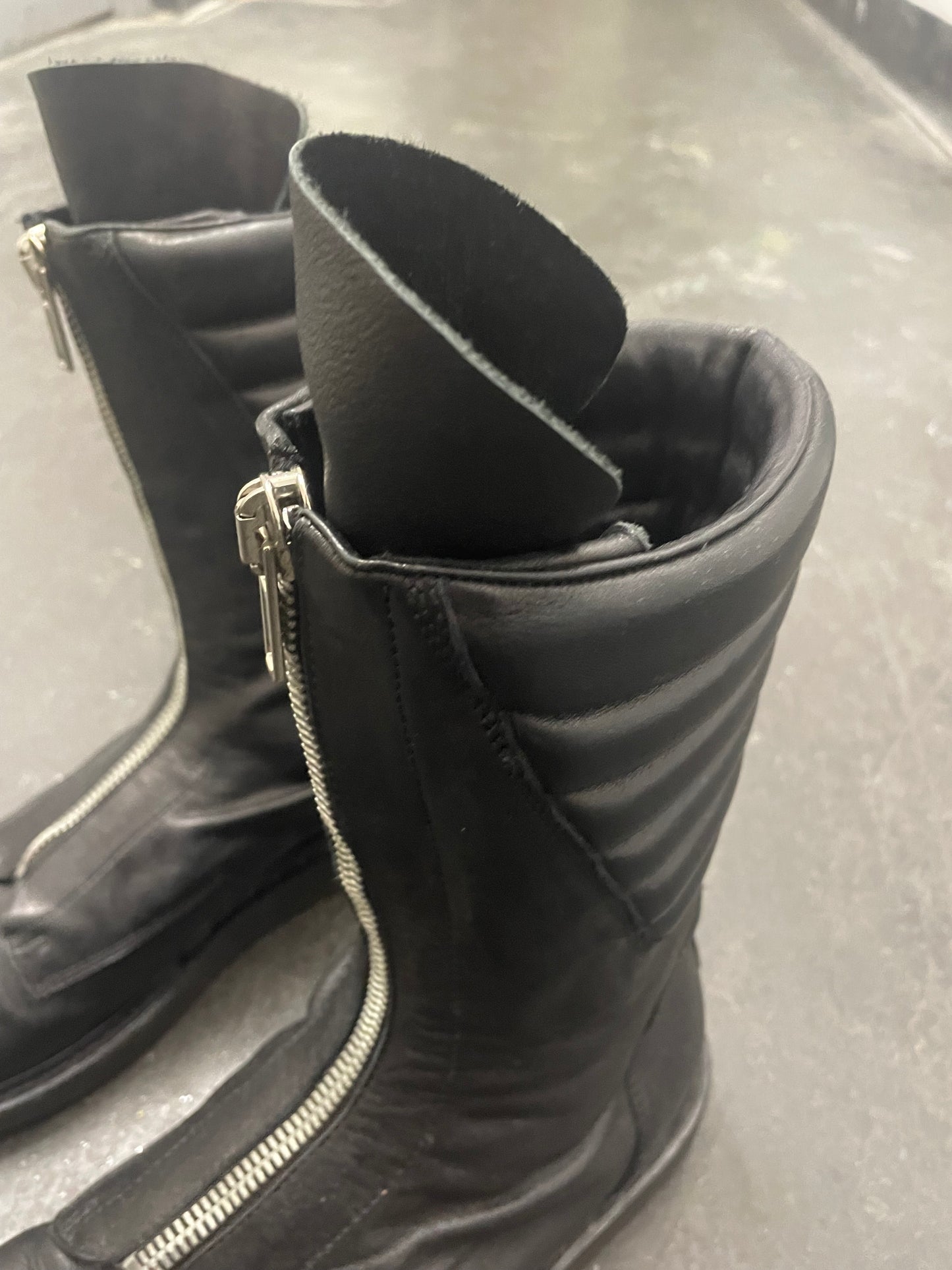 Rick Owens Mohawk Basket Creeper Boots