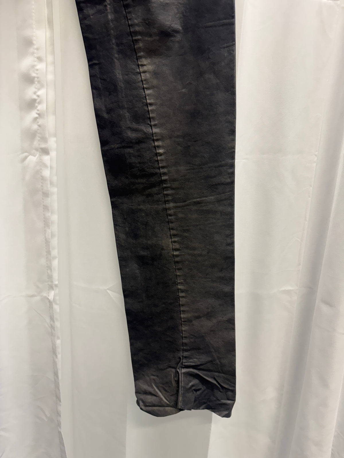 Carpe Diem - Early Skinny Flared Elongated Leather trouser