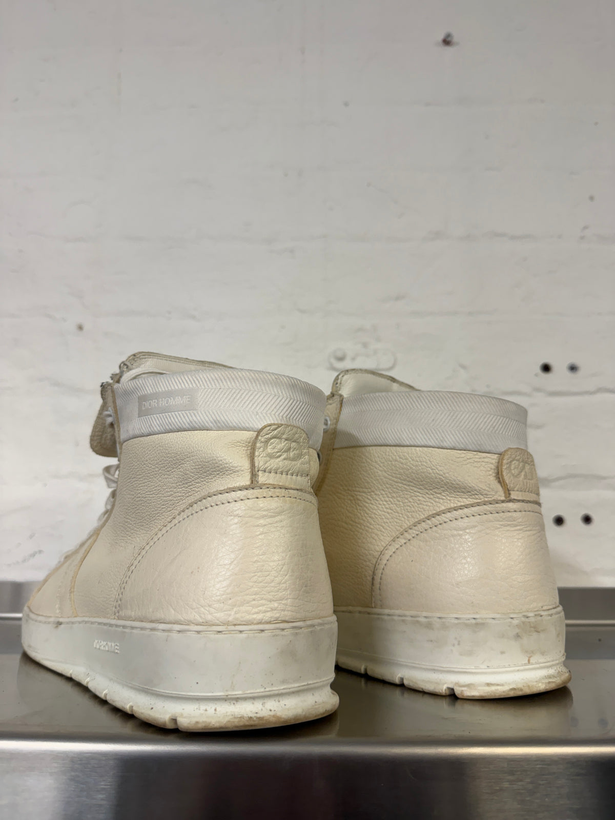 Dior Homme SS09 High-Top Leather Sneakers (44)