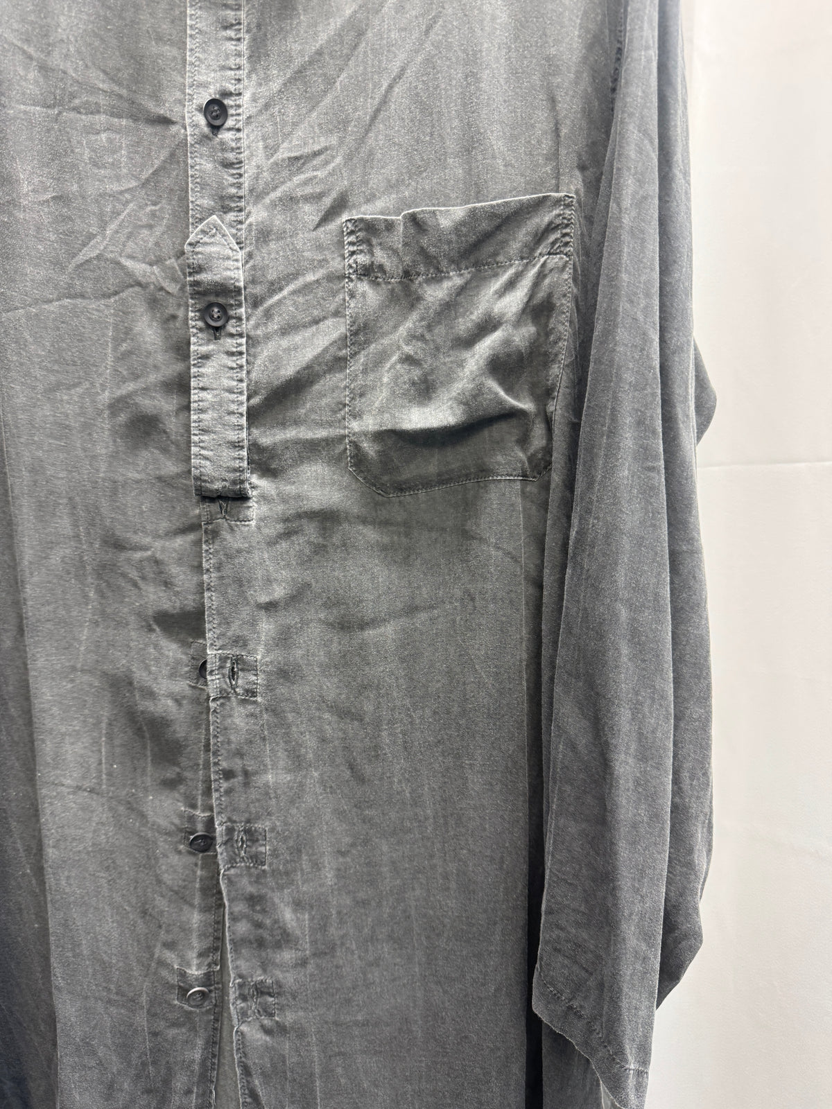 Yohji Yamamoto Pour Homme Cellulose Half Collar Overshirt