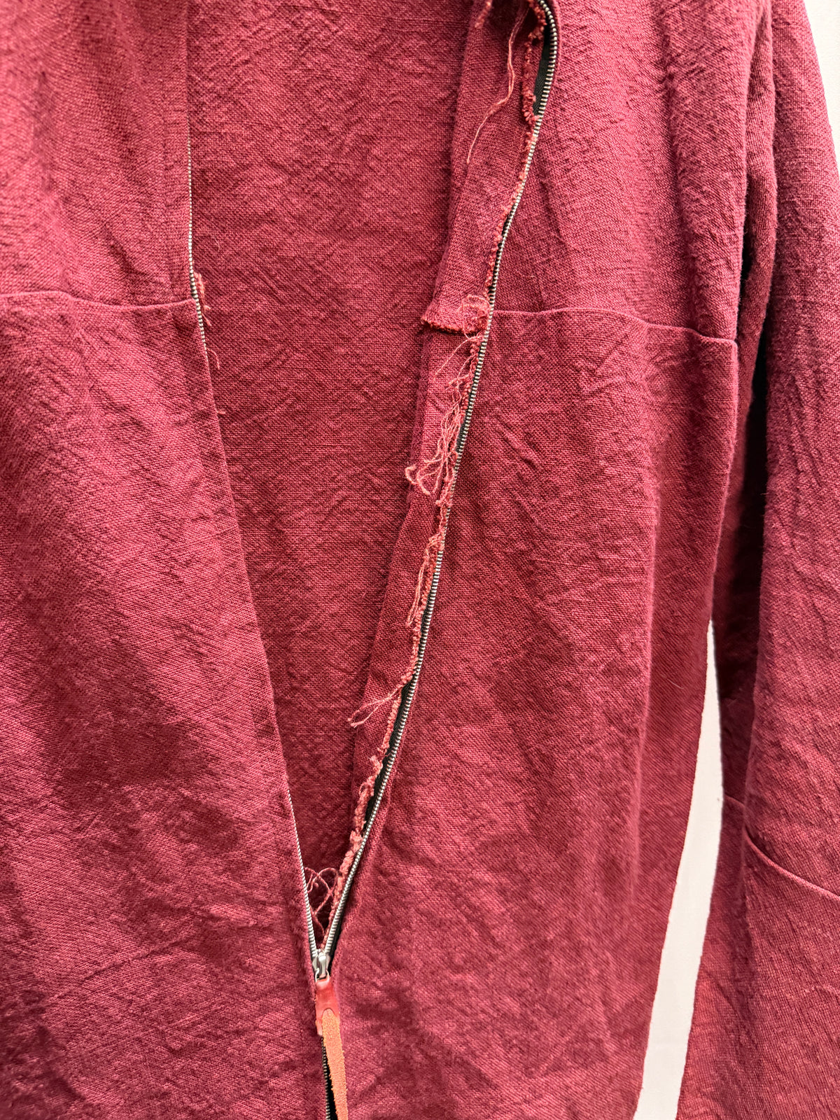 m.a+ Thick Linen One-Piece Aviator Jacket (M/L)